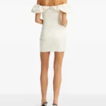 Off-shoulder Ruched Minidress Thumbnail 3