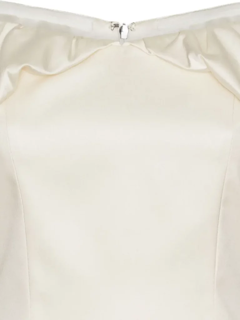 Off-shoulder Ruched Minidress Full Size Image 4