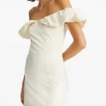 Off-shoulder Ruched Minidress Thumbnail 5