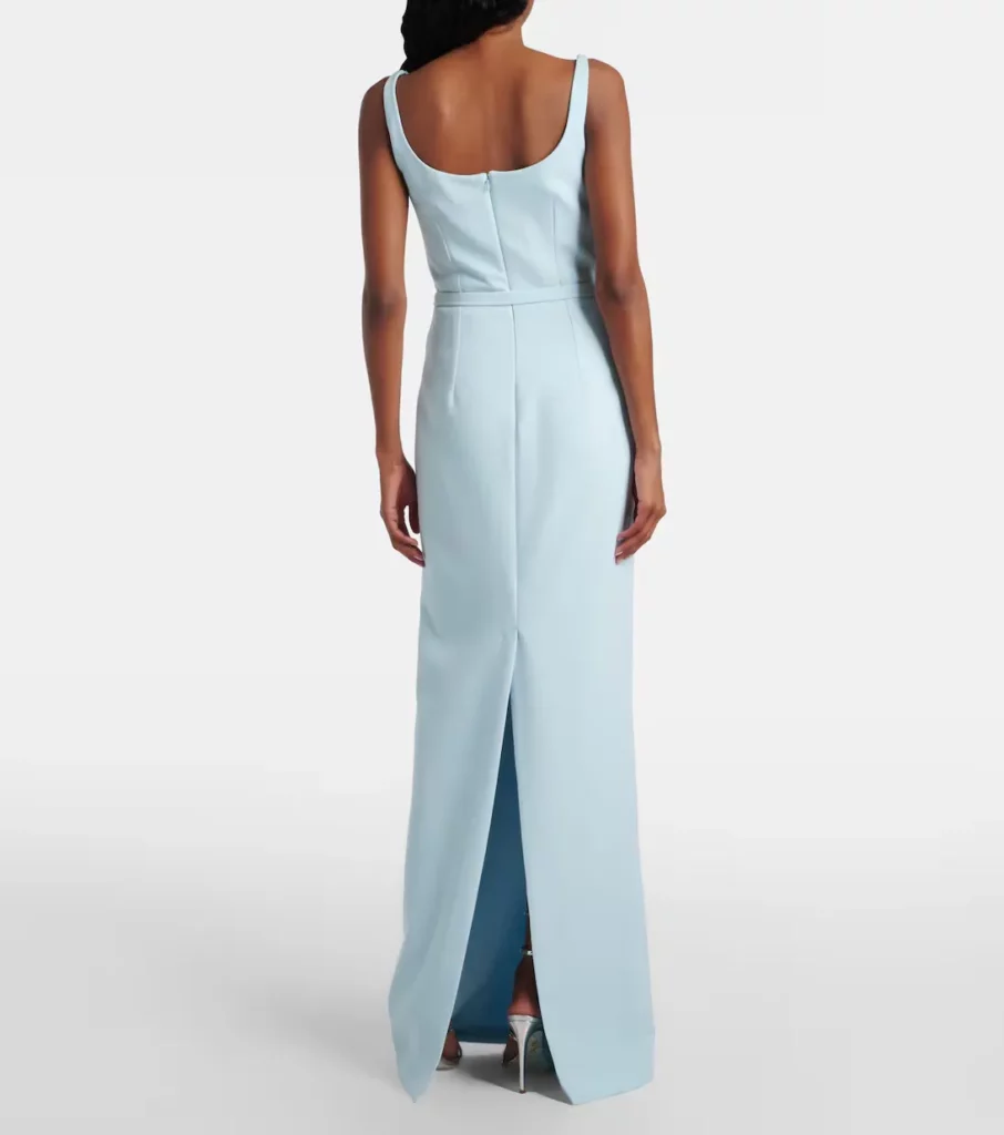 Kristena Draped Embellished Gown Full Size Image 4