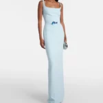 Kristena Draped Embellished Gown Thumbnail 1