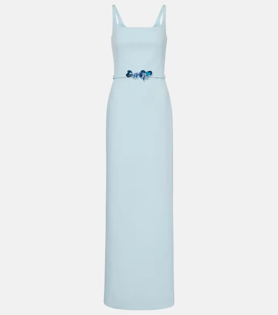 Kristena Draped Embellished Gown Full Size Image 3