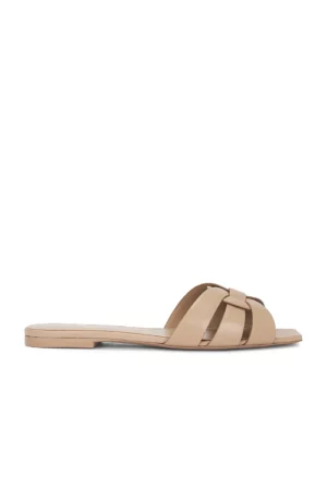 SAINT LAURENT Tribute Flat Sandal