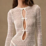 Keyhole Crochet Dress Thumbnail 4