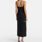 Lace-trimmed Denim Maxi Dress Thumbnail 4