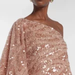 Ubud Feather-trimmed Sequined Gown Thumbnail 5