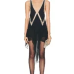 Embroidered Mini Dress Thumbnail 1