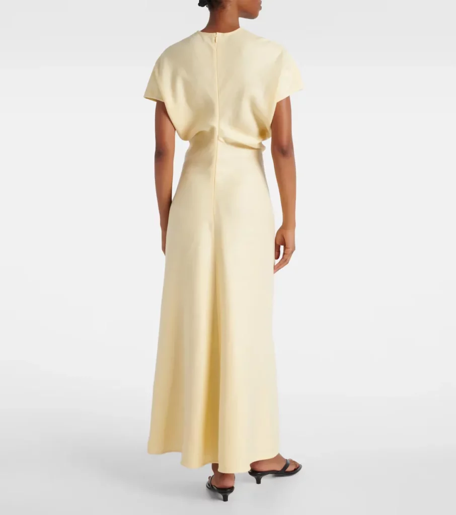 Draped Maxi Dress Full Size Image 3