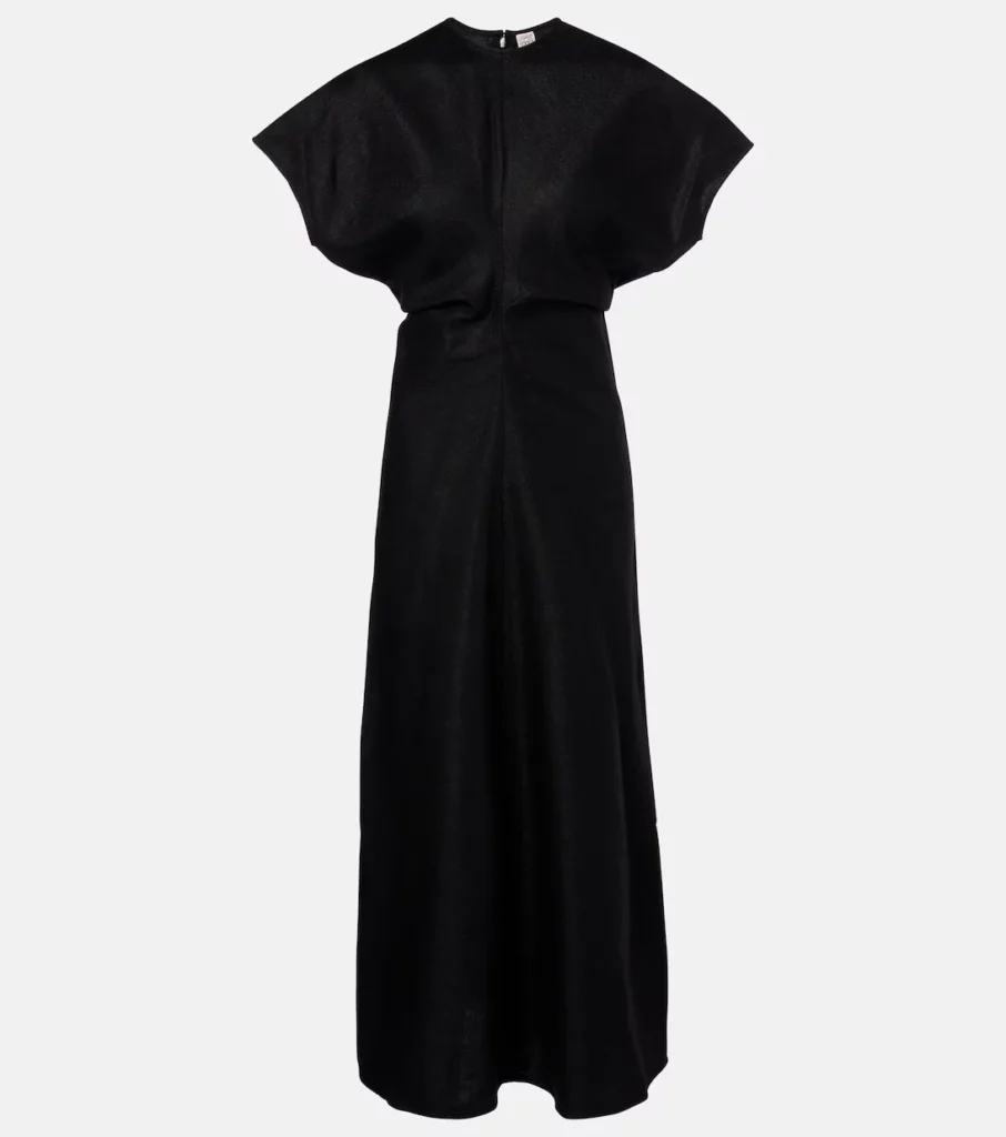 Gathered Maxi Dress Full Size Image 3