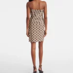 Bow-detail Silk Minidress Thumbnail 5