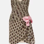 Bow-detail Silk Minidress Thumbnail 4