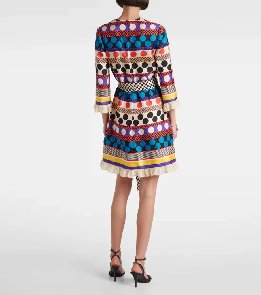 Escape Polka-dot Silk Minidress Full Size Image 3