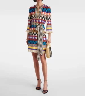 VALENTINO GARAVANI Escape Polka-dot Silk Minidress