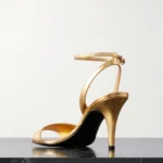 Ladycrush 85 Embellished Metallic Leather Sandals Thumbnail 2