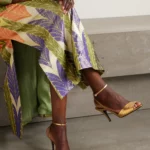 Ladycrush 85 Embellished Metallic Leather Sandals Thumbnail 3