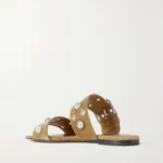 Nellcote Embellished Suede Slides Thumbnail 3