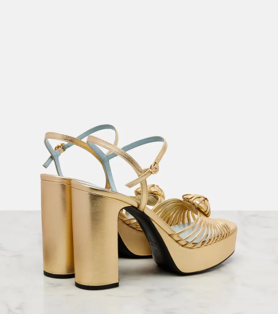 Royal 115 Leather Platform Sandals Full Size Image 3