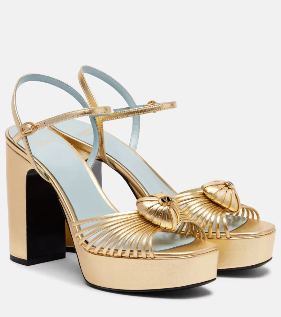 Royal 115 Leather Platform Sandals Full Size Image 4