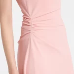 Draped Gathered Midi Dress Thumbnail 2