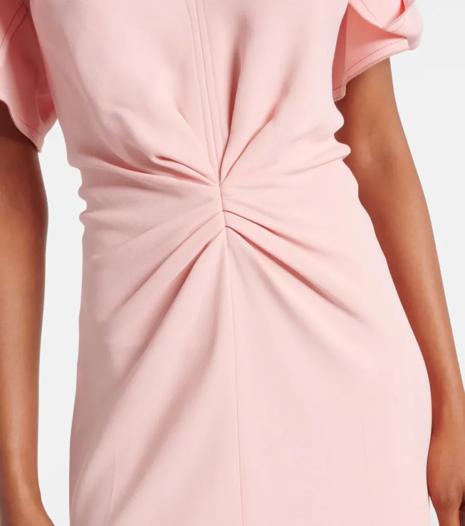 Gathered Midi Dress Full Size Image 4