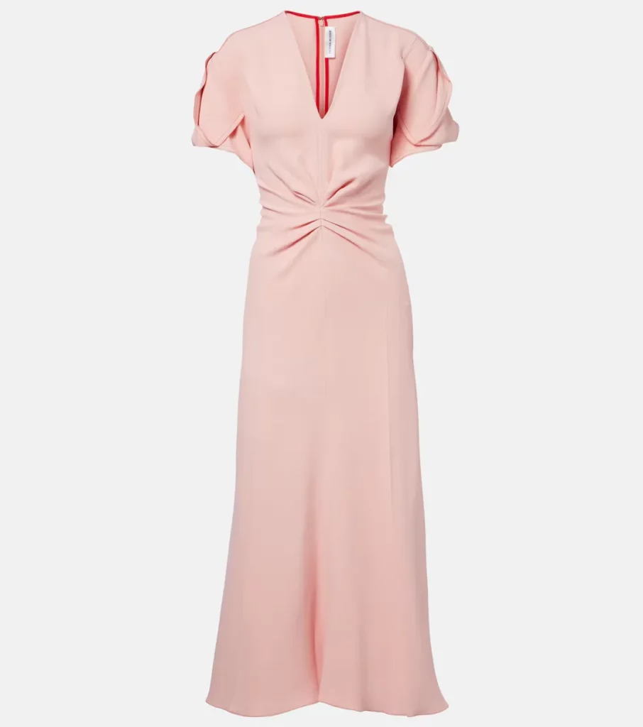Gathered Midi Dress Full Size Image 2