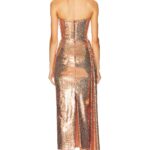 Strapless Drape Dress Thumbnail 2