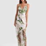 Claudia Open Back Maxi Dress Thumbnail 1