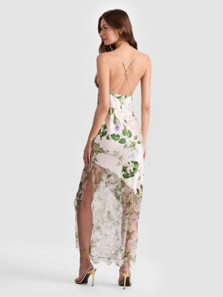 Claudia Open Back Maxi Dress Full Size Image 2