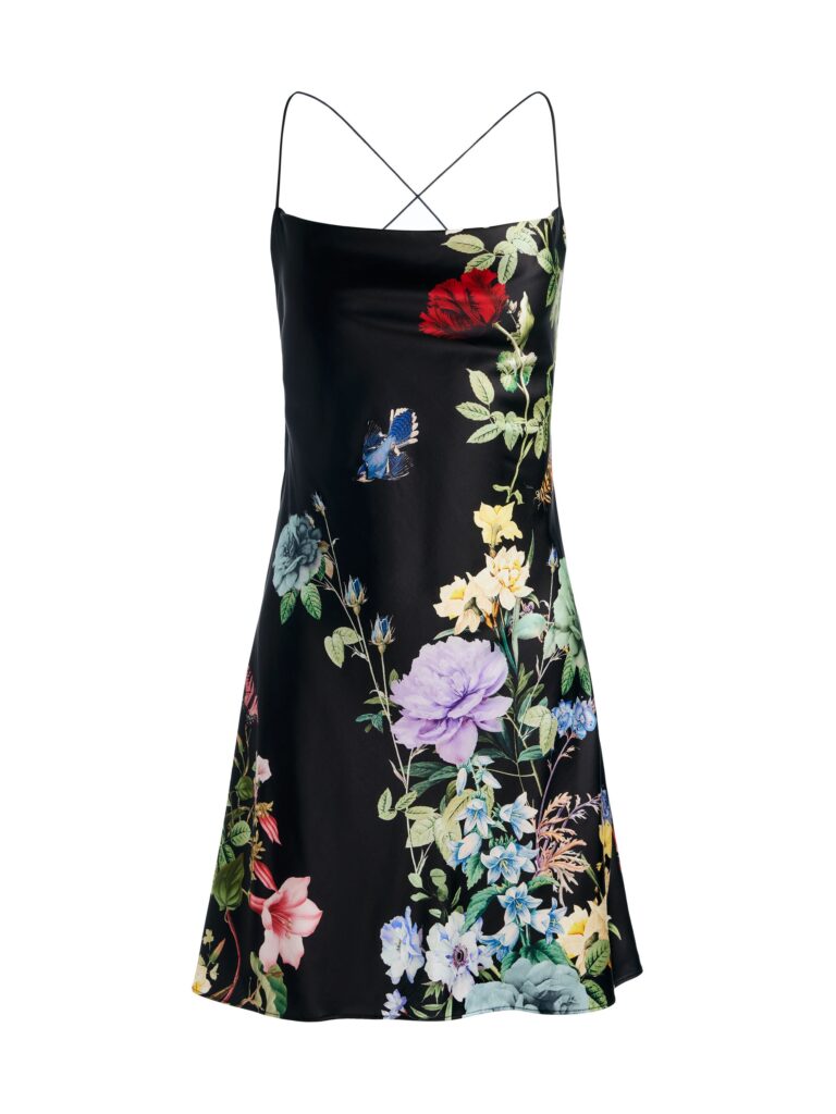 Harmony Cowl Back Slip Dress Full Size Image 5