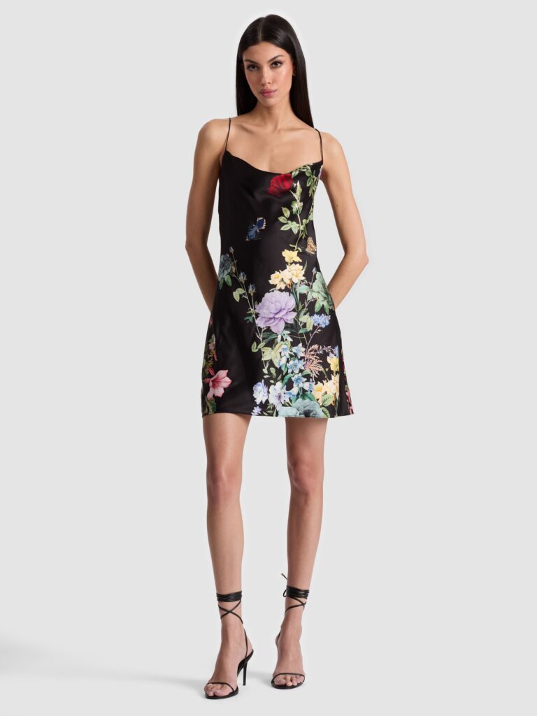 Harmony Cowl Back Slip Dress Full Size Image 1