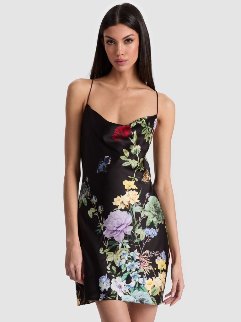 Harmony Cowl Back Slip Dress Full Size Image 3