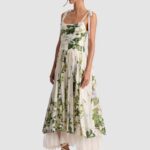 Haven Flared Midi Dress Thumbnail 3