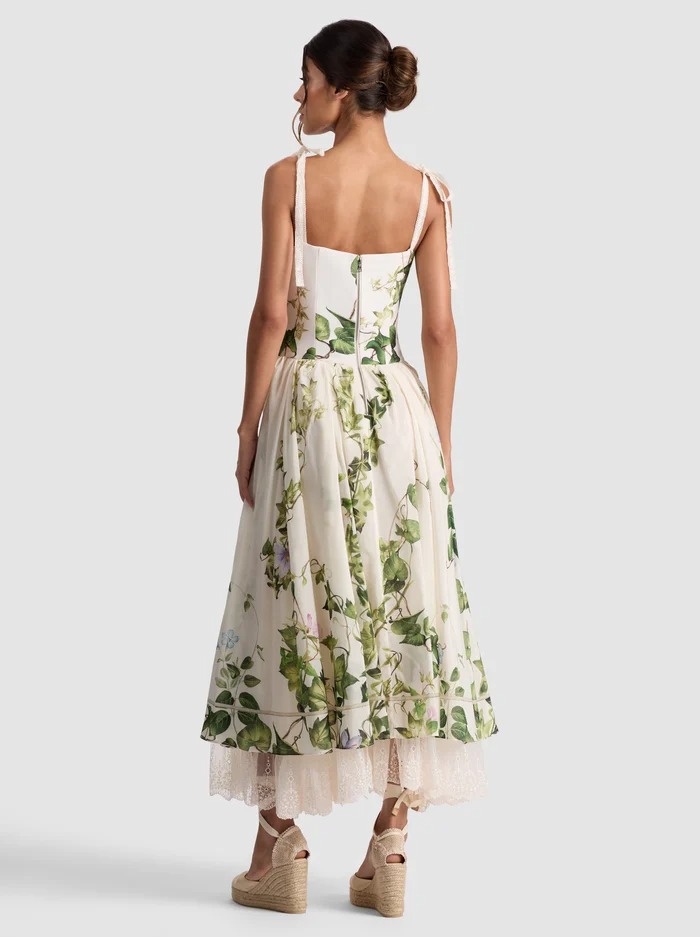 Haven Flared Midi Dress Full Size Image 5