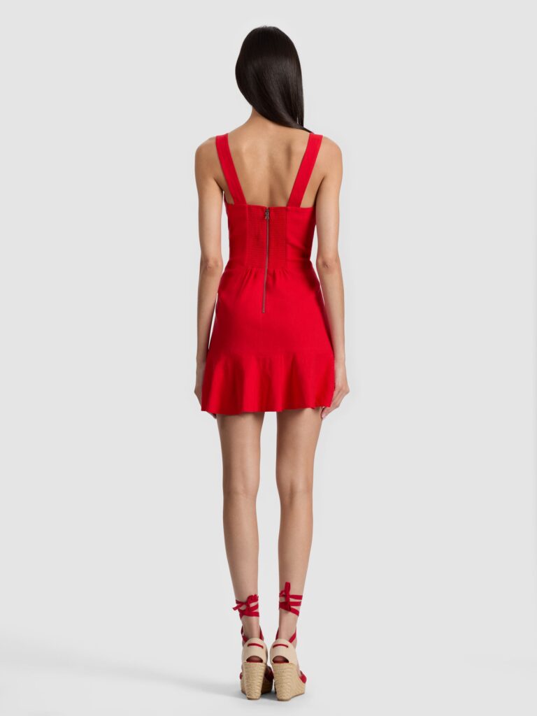 Kaidra Drop Waist Mini Dress Full Size Image 5