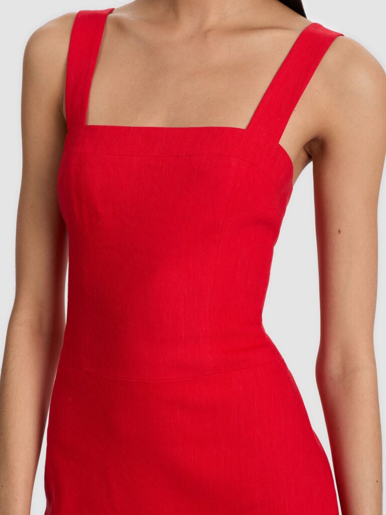 Kaidra Drop Waist Mini Dress Full Size Image 3