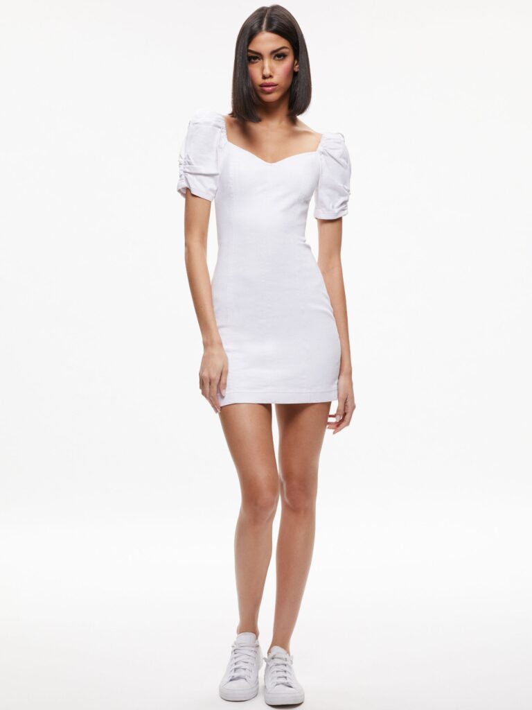 Mimi Denim Mini Dress Full Size Image 1