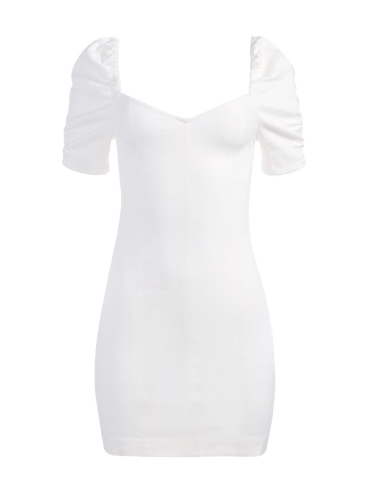 Mimi Denim Mini Dress Full Size Image 4