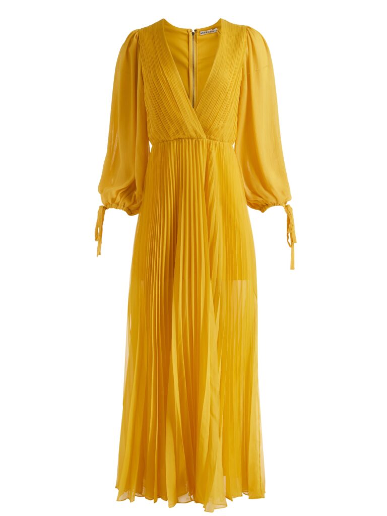 Nya Pleated Maxi Dress Full Size Image 3