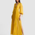 Nya Pleated Maxi Dress Thumbnail 2