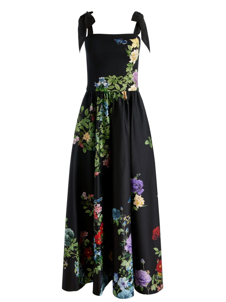 Oriana Drop Waist Midi Dress Full Size Image 3