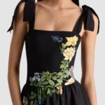 Oriana Drop Waist Midi Dress Thumbnail 4