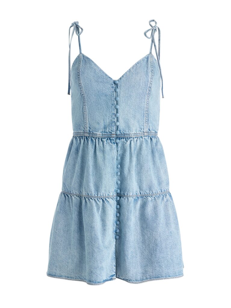 Shanti Denim Mini Dress Full Size Image 5