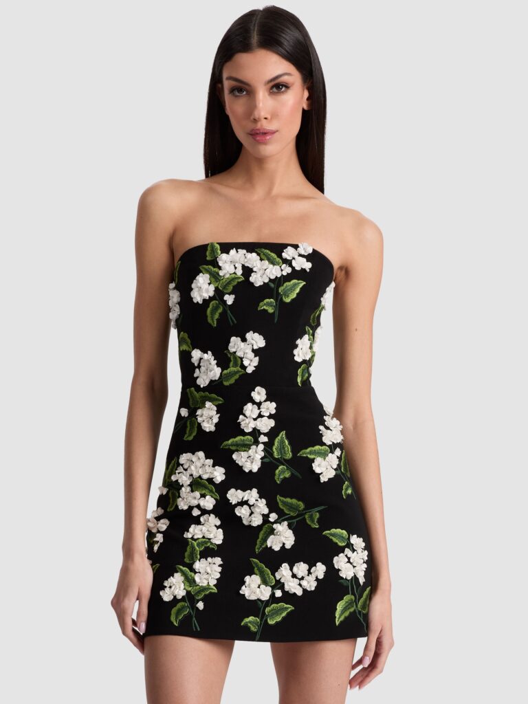 Velia Embellished Mini Gown Full Size Image 3
