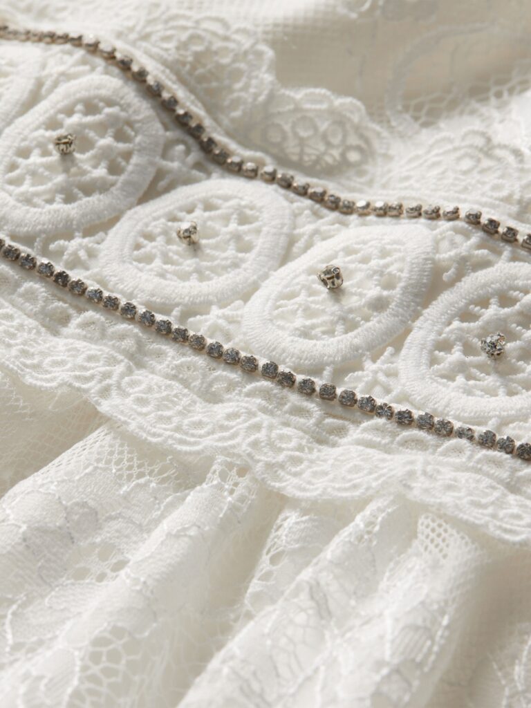 Vernita Embroidered Mini Dress Full Size Image 3