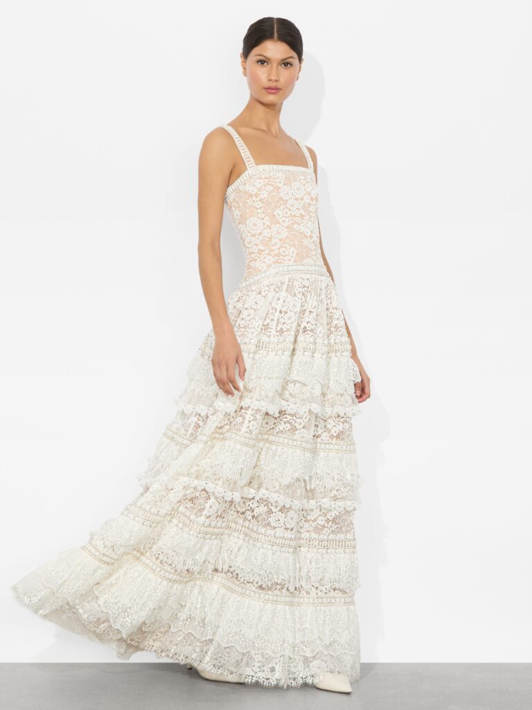 Zena Lace Maxi Dress Full Size Image 2