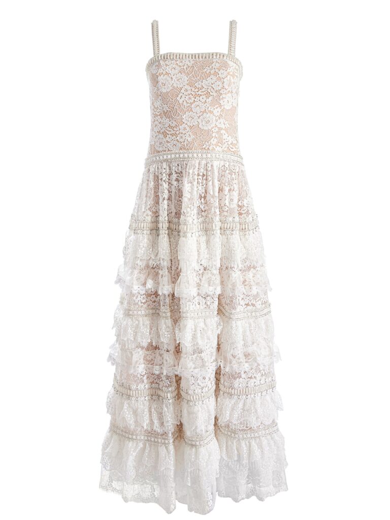 Zena Lace Maxi Dress Full Size Image 3