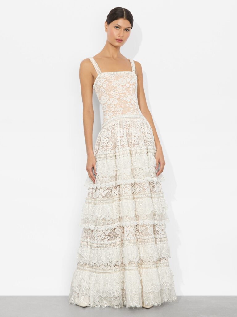 Zena Lace Maxi Dress Full Size Image 4