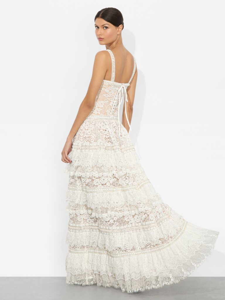Zena Lace Maxi Dress Full Size Image 6