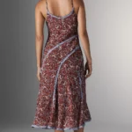 Sleeveless Appliqué Slip Midi Dress Thumbnail 2