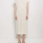 Coated Cotton Viyella Dress Thumbnail 1